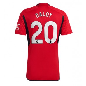 Manchester United Diogo Dalot #20 Domaci Dres 2023-24 Kratak Rukavima